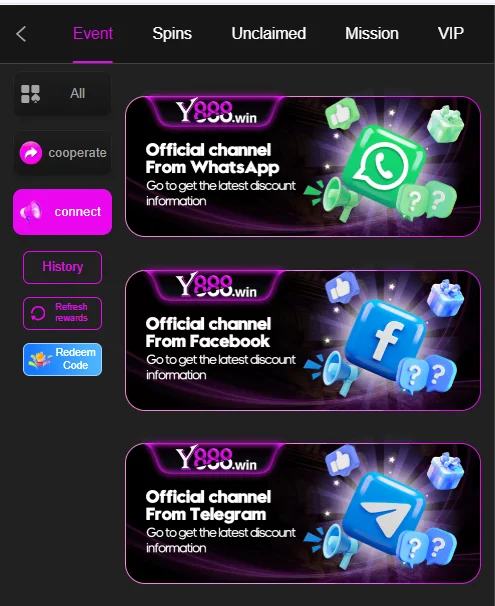 y888 connections